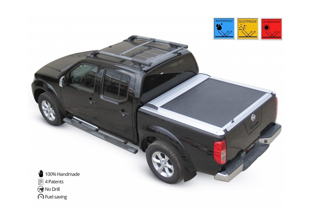 NISSAN Navara D40 156cm Doppel Cab SOT 130 Aluminium eloxiert Laderaumabdeckung - Rollverdeck