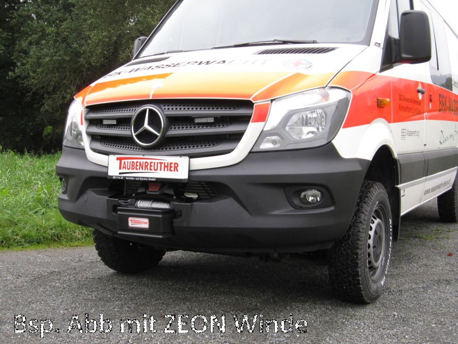 Seilwinden Set Mercedes Sprinter '06-18 & Vw Crafter ->'12/16 Inkl. Warn Zeon 10 Oder Xdc