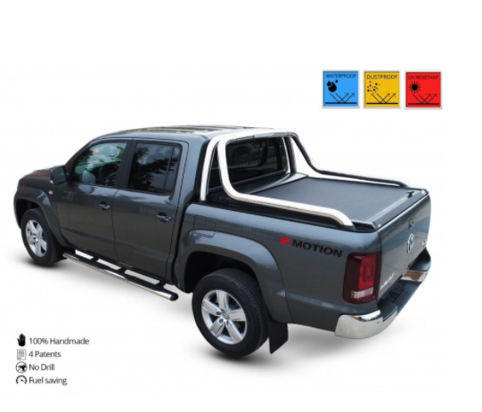 VW AMAROK CANYON Doppel Cab SOT 1301 black matt Laderaumabdeckung - Rollverdeck