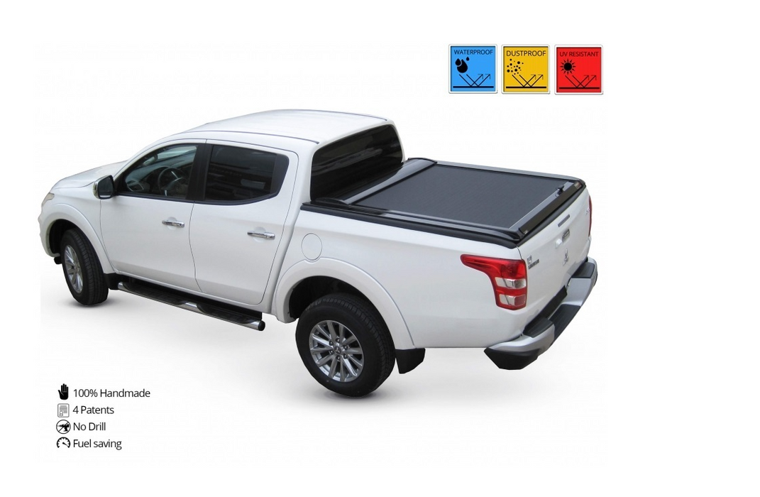 MITSUBISHI L200 Double Cab ab 09/2015-2019 & 2020+ SOT 1311 black matt Laderaumabdeckung Rollverdeck