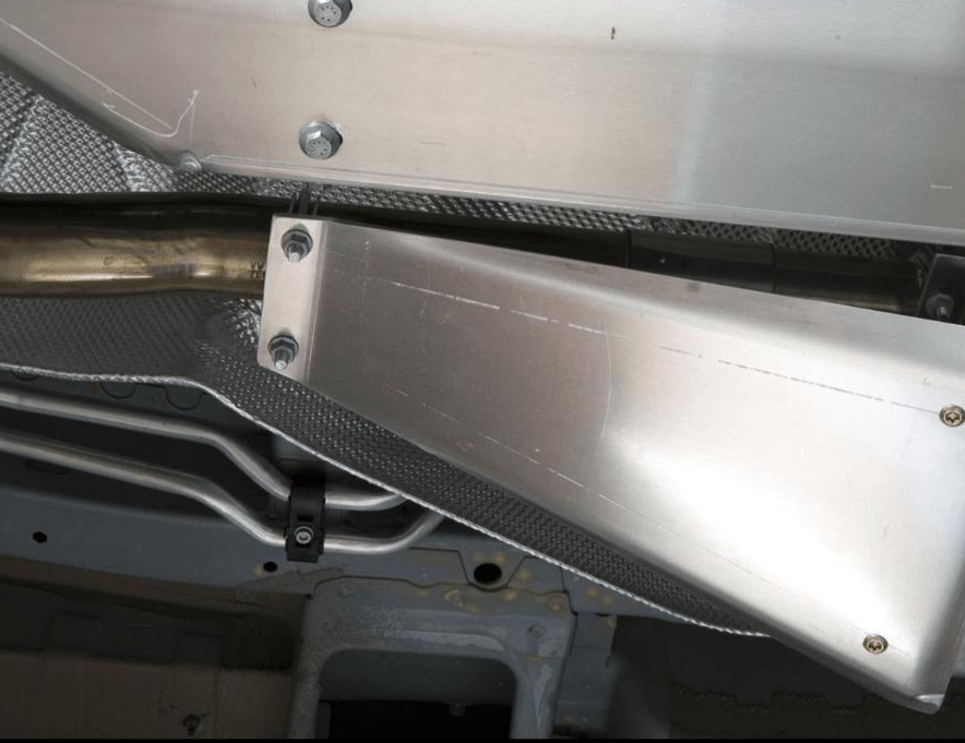 Rutsche für den Schalldämpfer