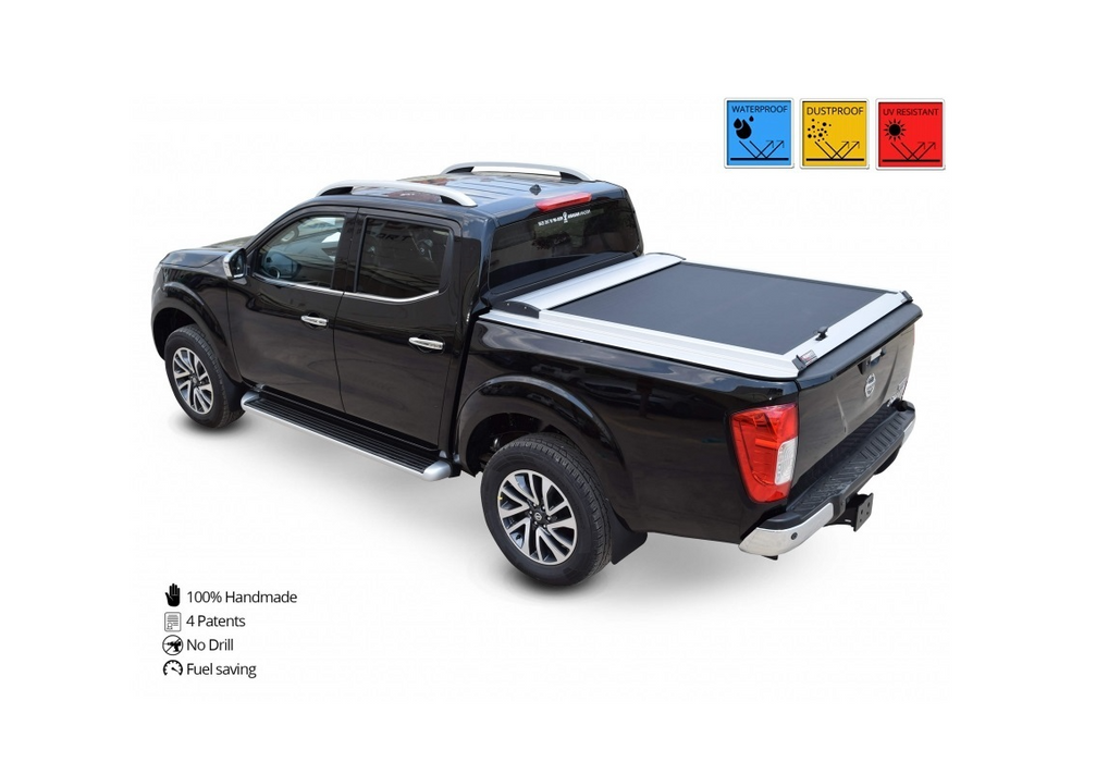 NISSAN NP300 D23 Navara double cab 2016+ SOT 1314 Aluminium eloxiert Laderaumabdeckung - Rollverdeck