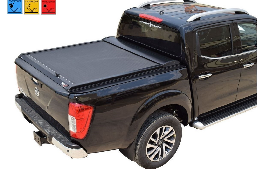 NISSAN Navara D22 NP-300 Double Cab 2001-2005 SOT 130 black matt Laderaumabdeckung - Rollverdeck