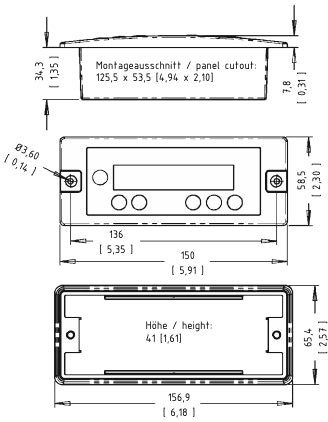 Fernanzeige LCD für FOX 220/320 Solarregler