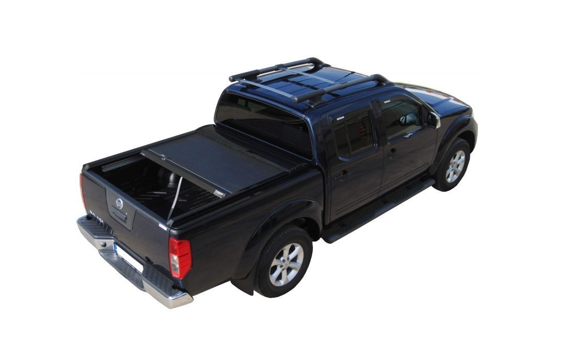 NISSAN Navara D40 Double Cab 165cm SOT 1302 black matt Laderaumabdeckung - Rollverdeck