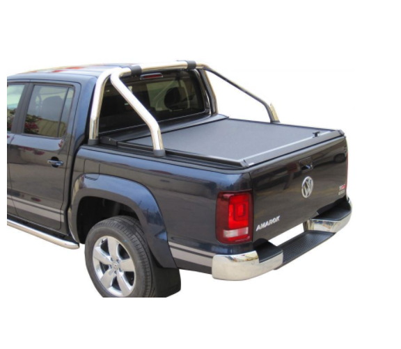 VW AMAROK mit original VW Styling Bar D/C SOT 1301 black matt - Laderaumabdeckung