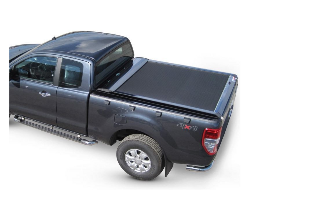 FORD Ranger XLT (Space Cab) ab 11/2012 & 2016+ SOT 1307 black matt Laderaumabdeckung - Rollverdeck