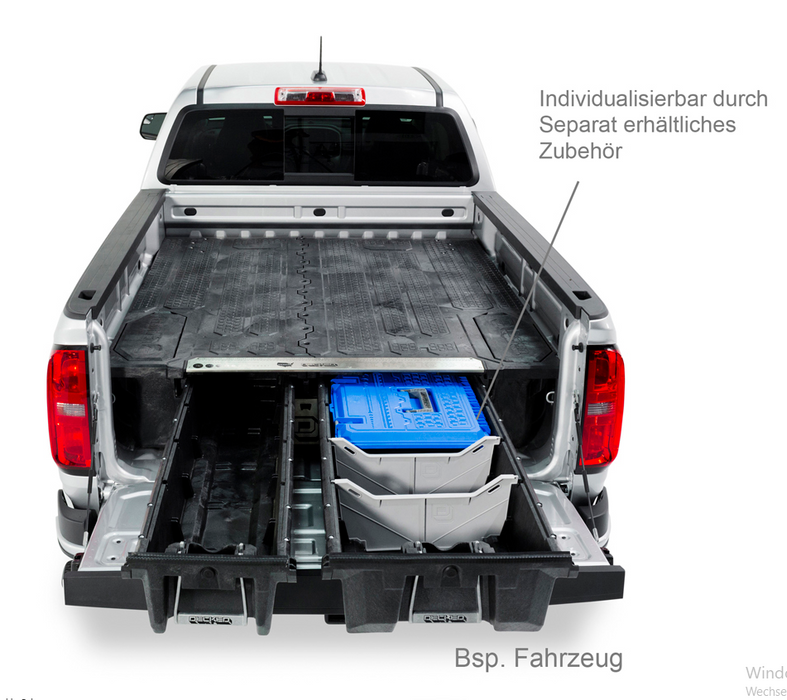 Decked Schubladen ab BJ 2016, Double Cab oder Extra/Extended Cab für Fiat Fullback - THEGREENMONKEY