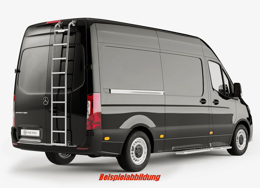 Heckleiter für Mercedes Sprinter H1 oder H2, Ab '18, Edelstahl