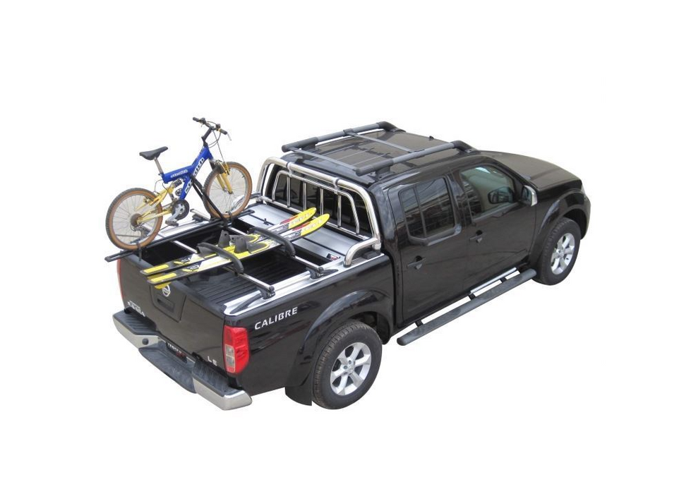 NISSAN Navara D40 156cm Doppel Cab SOT 130 Aluminium eloxiert Laderaumabdeckung - Rollverdeck