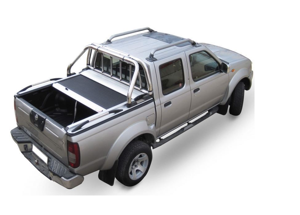 NISSAN Navara D22 NP-300 Double Cab 2001-2005 SOT 130 SILVER Laderaumabdeckung - Rollverdeck