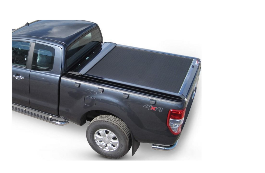 FORD Ranger XLT (Space Cab) ab 11/2012 & 2016+ SOT 1307 black matt Laderaumabdeckung - Rollverdeck