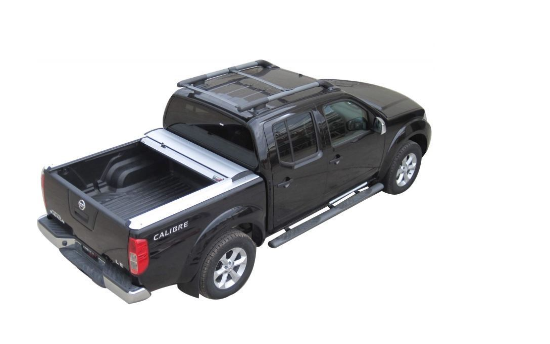 NISSAN Navara D40 Double Cab 165cm SOT 1302 Aluminium eloxiert Laderaumabdeckung - Rollverdeck