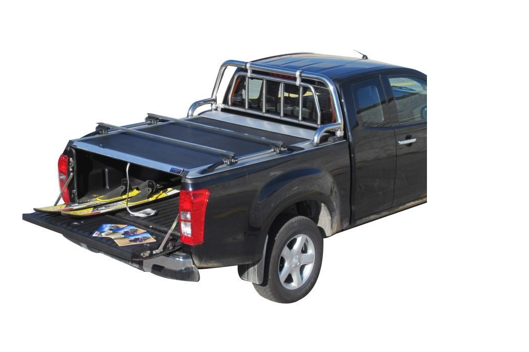 ISUZU D-Max Space Cab 2012+ SOT 1305 Aluminium eloxiert Laderaumabdeckung - Rollverdeck