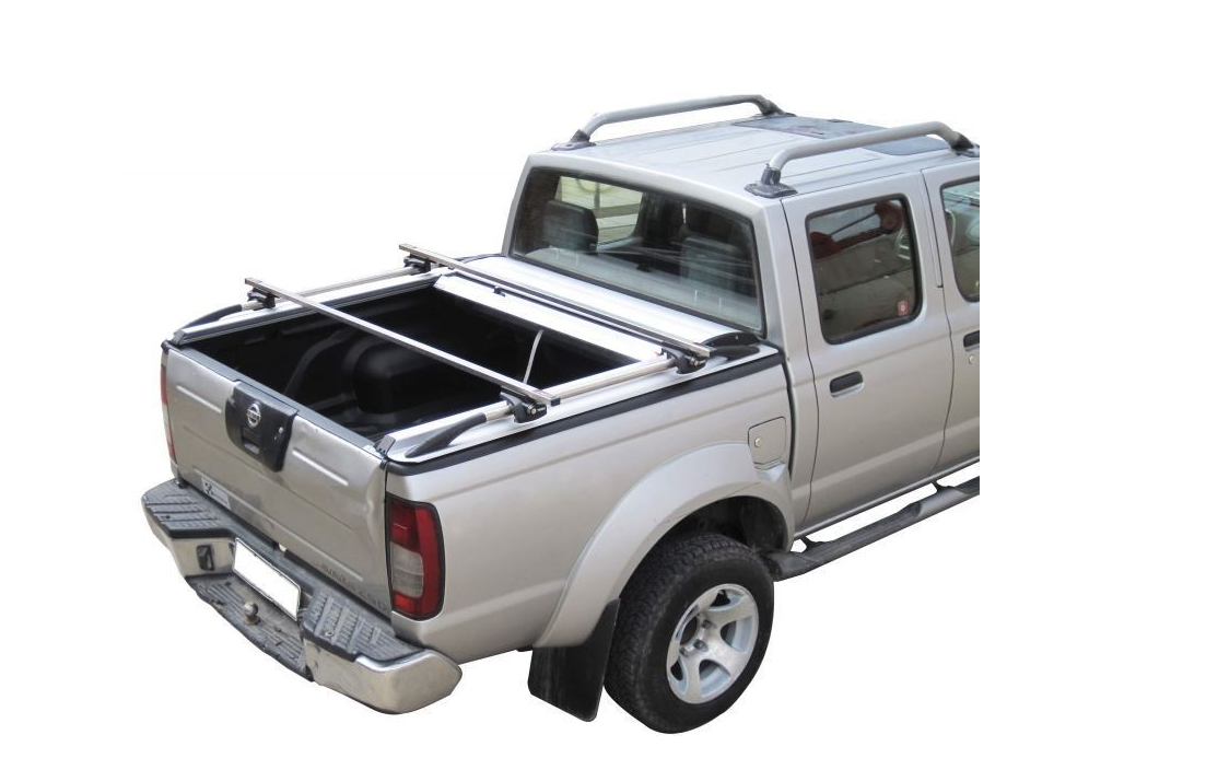 NISSAN Navara D22 NP-300 Double Cab 2001-2005 SOT 130 SILVER Laderaumabdeckung - Rollverdeck