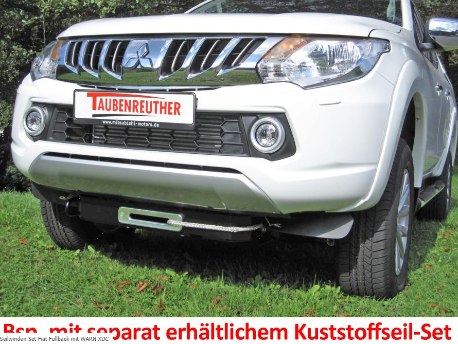 Seilwinden Set mit Warn XDC für Fiat Fullback