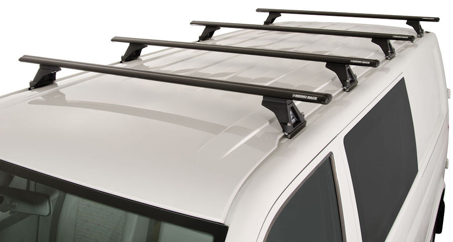 Rhino Rack Vortex Querträger, Vw T5/T6 4 Stück, Inkl. 4 Satz Rltf Füsse, Schwarz