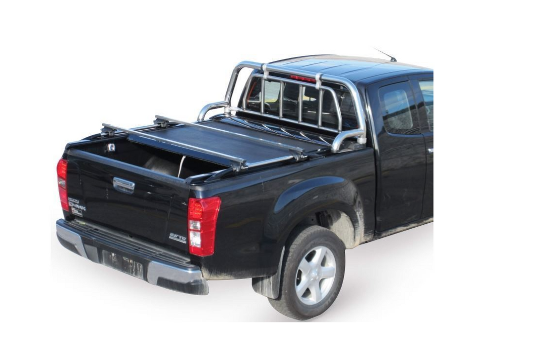 ISUZU D-Max Space Cab 2012+ SOT 1305 black matt Laderaumabdeckung - Rollverdeck