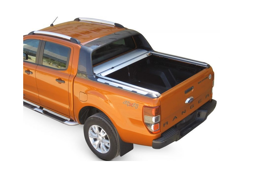 FORD Ranger WildTrak D/C ab 11/2012+ SOT 1308 SILVER Laderaumabdeckung inkl. Ladekantenschutz