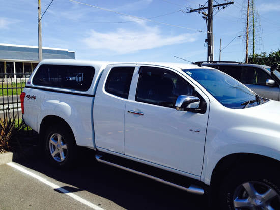 Touring Hardtop Für Isuzu D-Max 06/12-> X-Cab Flach Seitliche Klappfenster