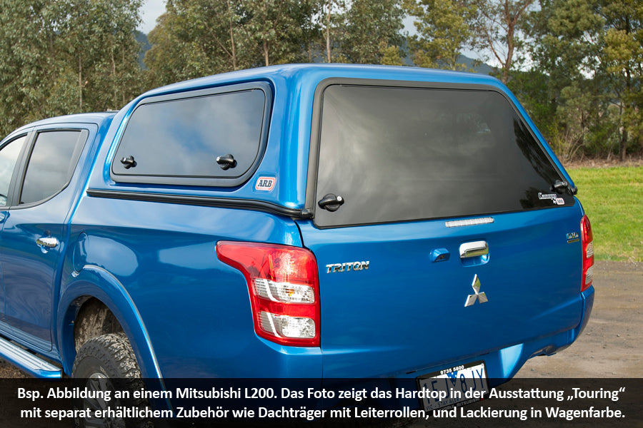 Basic Hardtop für Mitsubishi L200 Ab '15 Doka Flach Seitl. geschlossen