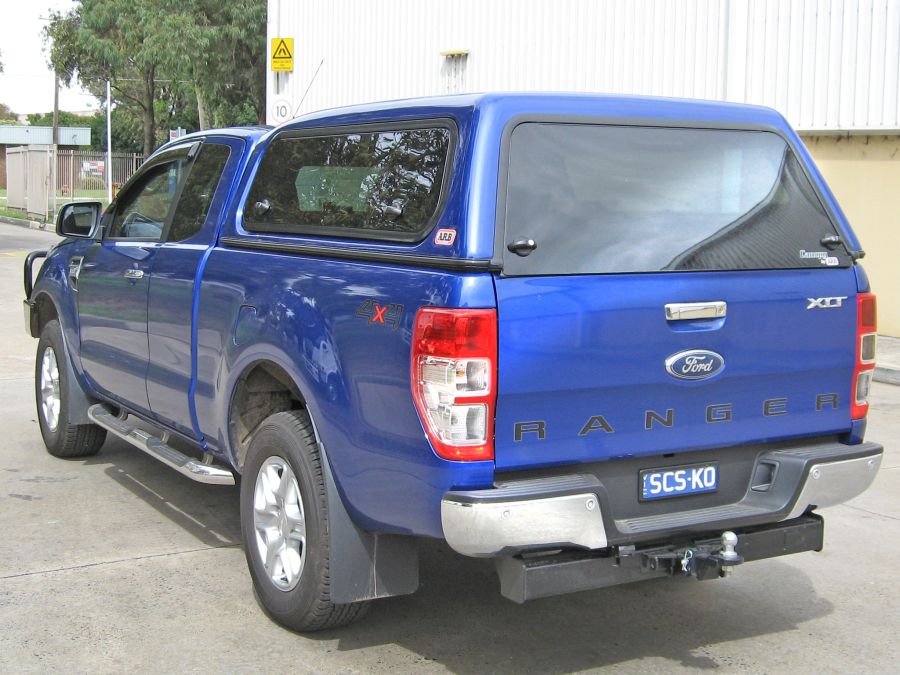 Touring Hardtop Für Ford Ranger '12-> 2Ab Ec Flach, Glatt, Seitl. Klappfenster