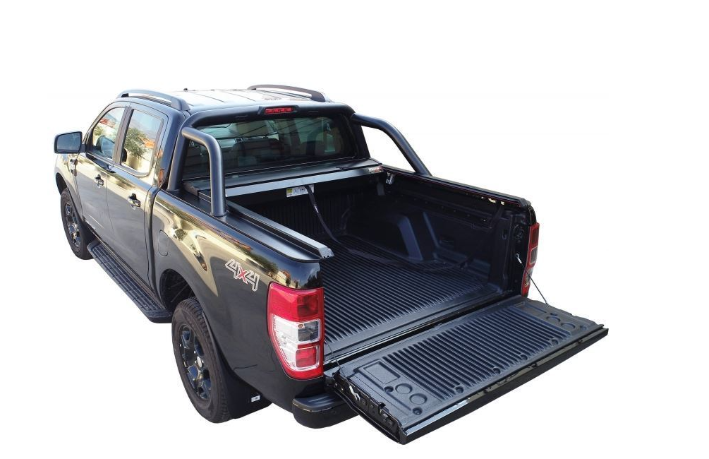 FORD Ranger LIMITED D/C ab 11/2012+ SOT 1306 black matt Laderaumabdeckung inkl. Ladekantenschutz