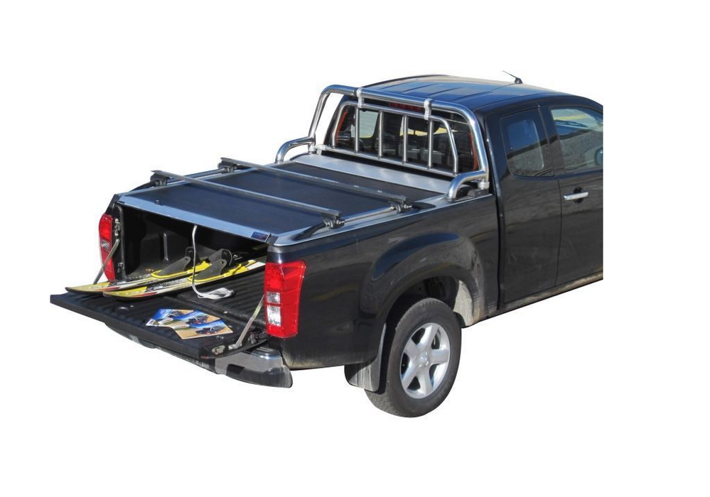 ISUZU D-Max Space Cab 2007-2011 SOT 1303 Aluminium eloxiert Laderaumabdeckung - Rollverdeck