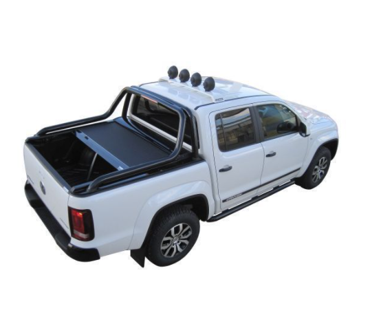 VW AMAROK CANYON Doppel Cab SOT 1301 black matt Laderaumabdeckung - Rollverdeck