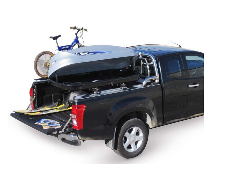 ISUZU D-Max Space Cab 2012+ SOT 1305 Aluminium eloxiert Laderaumabdeckung - Rollverdeck