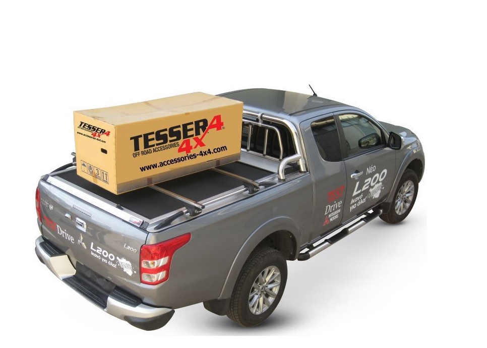 MITSUBISHI L200 (Triton) Space Cab ab 09/2015-2019 & 2020+ SOT 1312 Aluminium eloxiert Rollverdeck