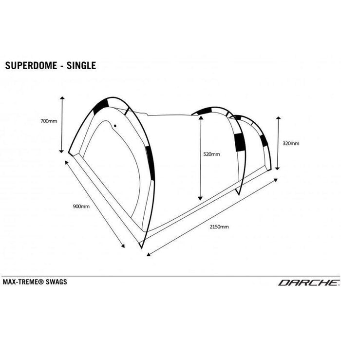 Darche Superdome Single - THEGREENMONKEY