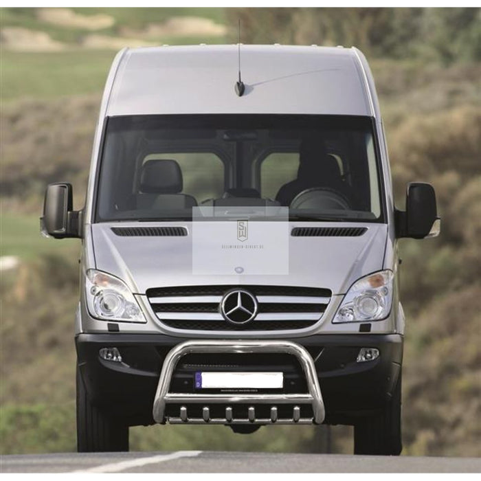 Frontschutzbügel mit Schutzblech Mercedes Sprinter (2006-2014) poliert