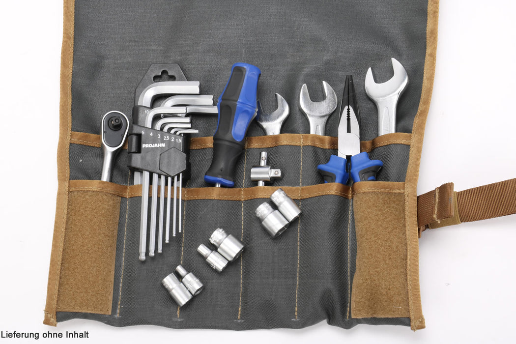 Tool Roll Mini oder Maxi mit 12 Steckplätzen