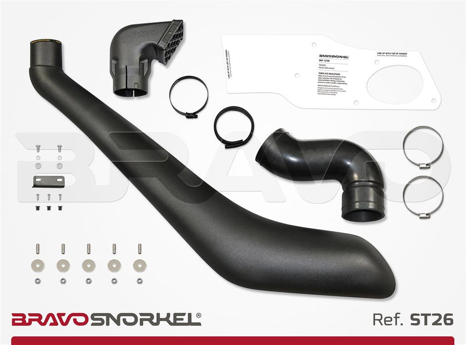 Bravo Snorkel Toyota Hilux 126 (Revo), Std.-Kotflügel ('16+), R, 89 Mm