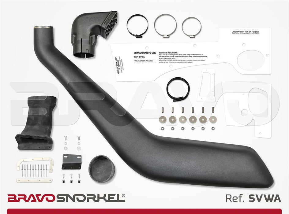 Bravo Snorkel Vw Amarok ('10+), R, 89 Mm