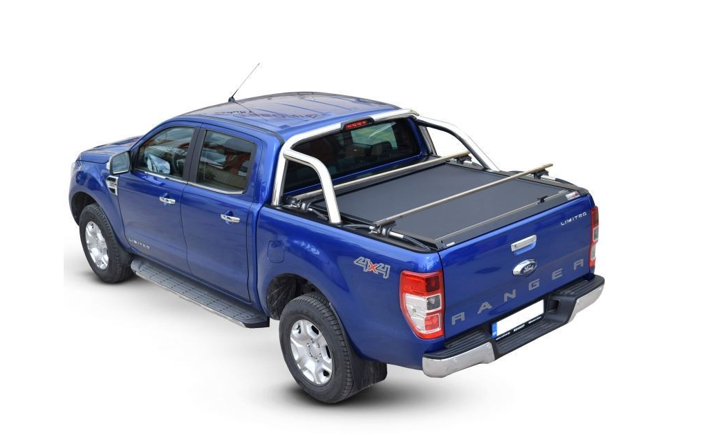 FORD Ranger LIMITED D/C ab 11/2012+ SOT 1306 black matt Laderaumabdeckung inkl. Ladekantenschutz