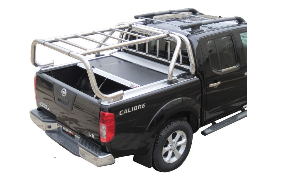 NISSAN Navara D40 156cm Doppel Cab SOT 130 Aluminium eloxiert Laderaumabdeckung - Rollverdeck