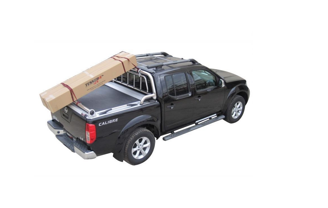 NISSAN Navara D40 Double Cab 165cm SOT 1302 Aluminium eloxiert Laderaumabdeckung - Rollverdeck