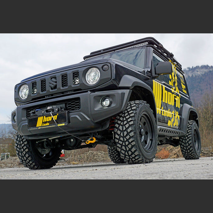 Suzuki Jimny GJ Rockslider LAPIS Aluminium Zubehör Kabinenschutz horntools