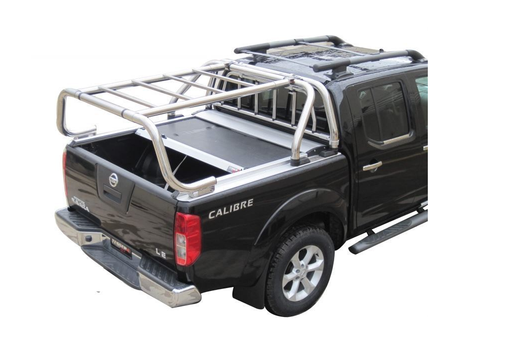 NISSAN Navara D40 156cm Doppel Cab SOT 130 Aluminium eloxiert Laderaumabdeckung - Rollverdeck