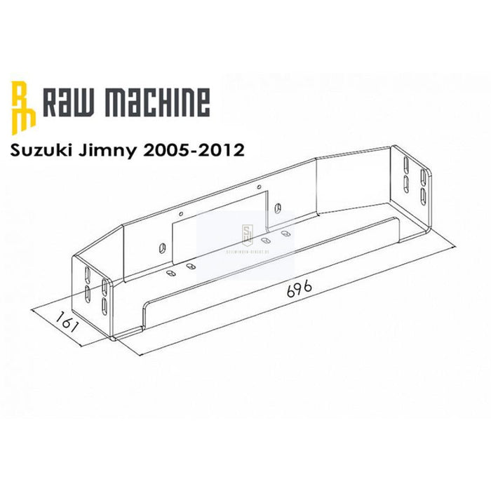 Seilwinden Anbausatz Suzuki Jimny 2005-2012