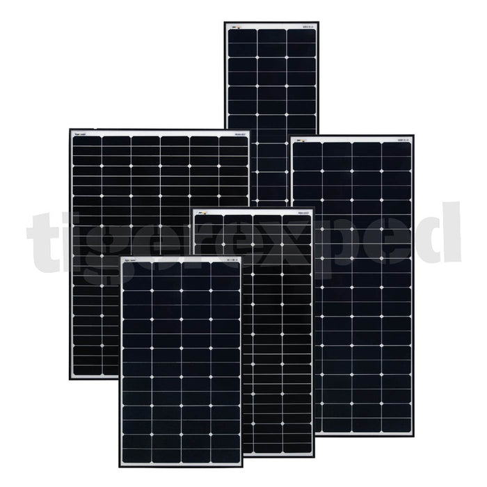 Solarpanel Wohnmobil / Camper / Boot - "black tiger" 100Wp - 180Wp