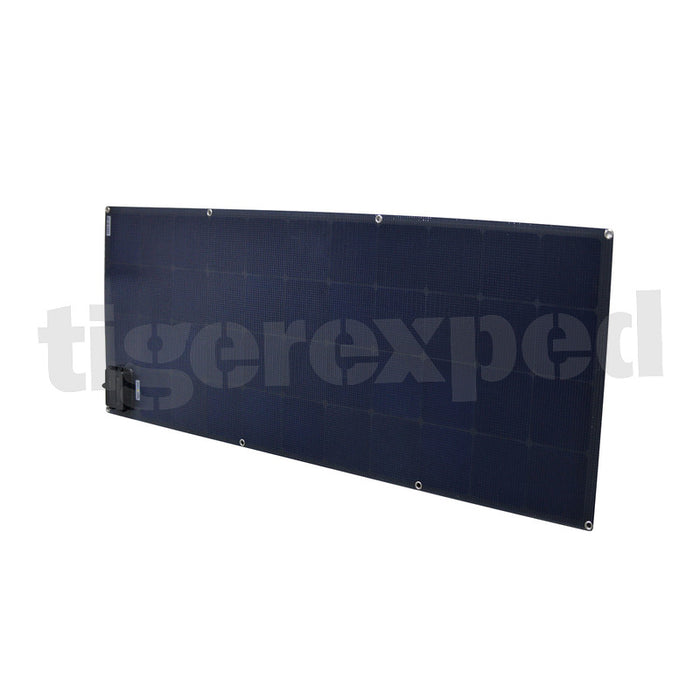 Solarpanel semiflexibel "black tiger sf 160" mit 160 Wp (ETFE-Oberfläche, 43x Sunpower-Zellen, 1440x540mm)