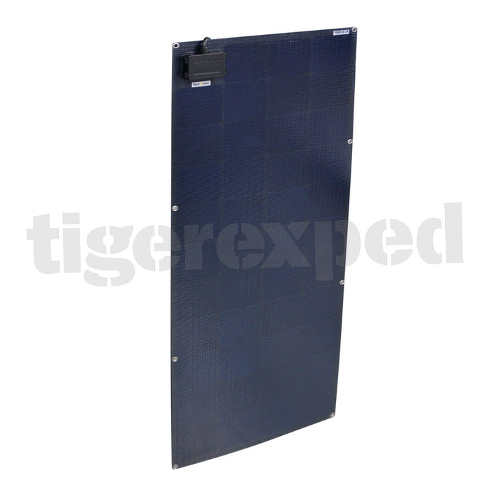 Solarpanel semiflexibel "black tiger sf 160" mit 160 Wp (ETFE-Oberfläche, 43x Sunpower-Zellen, 1440x540mm)