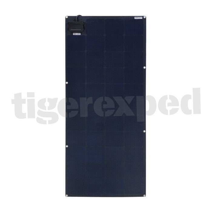 Solarpanel semiflexibel "black tiger sf 160" mit 160 Wp (ETFE-Oberfläche, 43x Sunpower-Zellen, 1440x540mm)