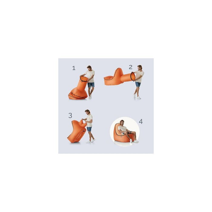 TRONO Sitzsack/Sessel orange